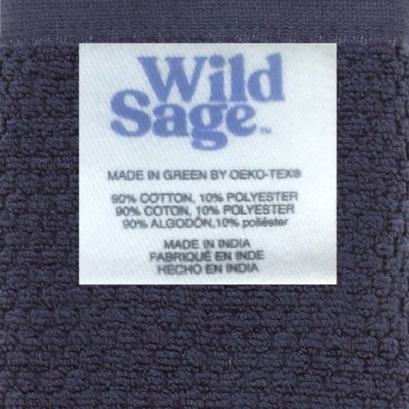 1 BATH + 2 HAND Wild Sage Savannah Quick Dry 90% Cotton Towels in BIJOU BLUE - Picture 9 of 9